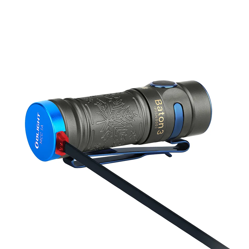 LIMITED EDITION - Olight I3T EOS Titanium Damascus — THE KING OF CAMO
